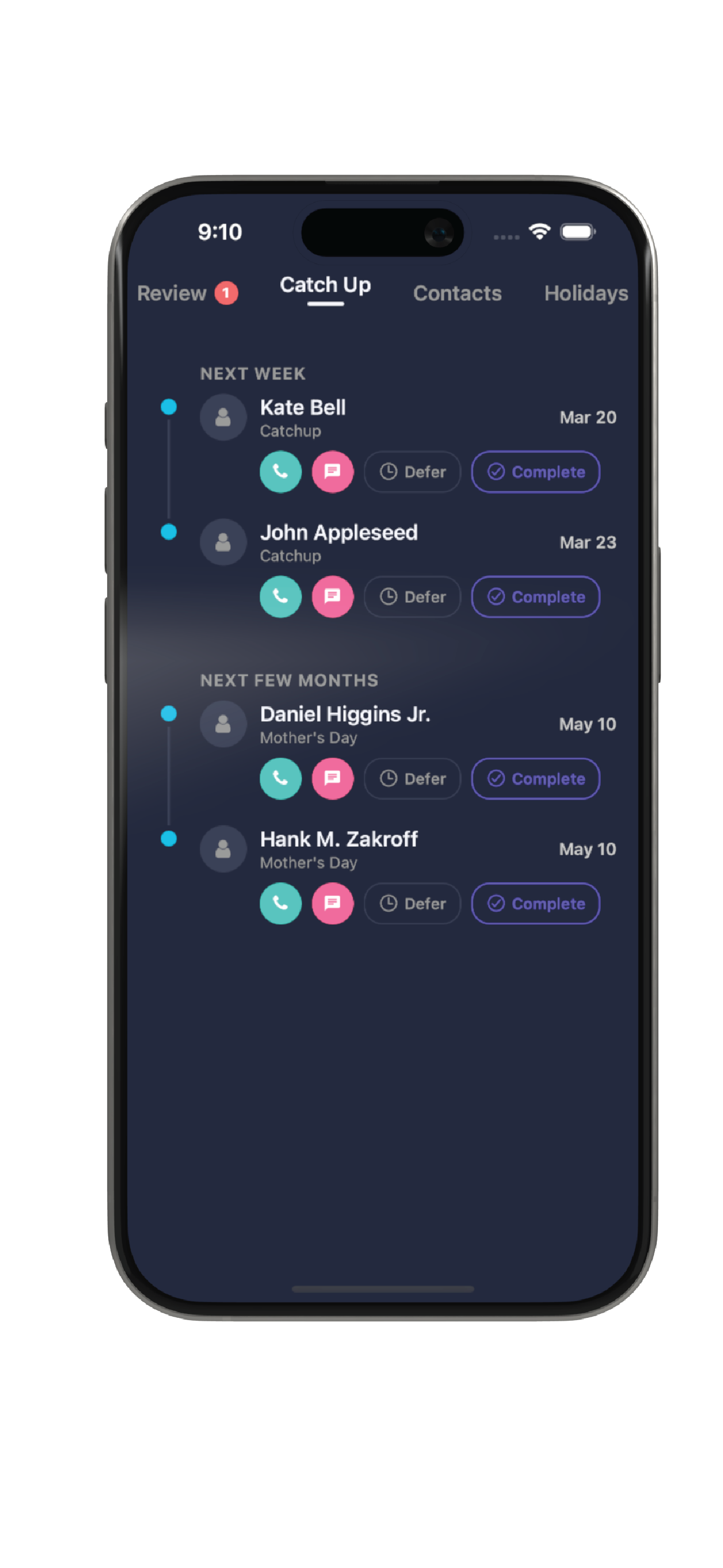 Every So catch up screen