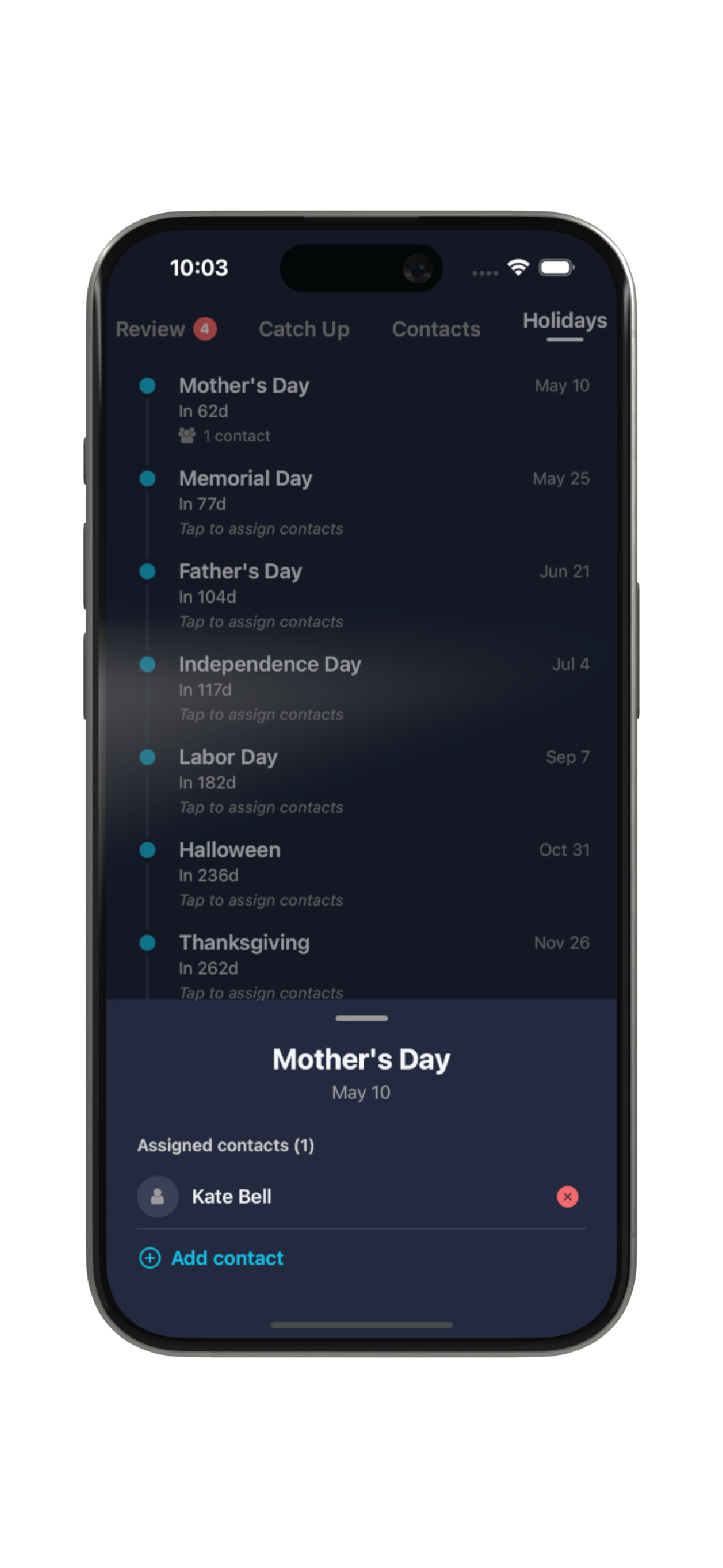 Every So holidays screen